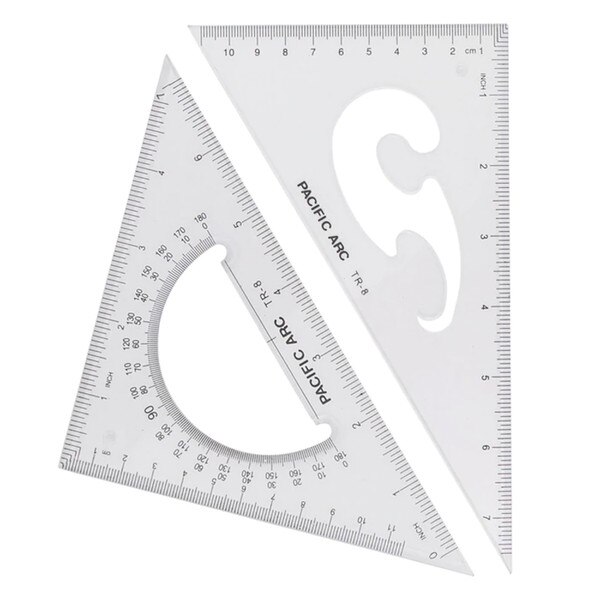 Triangle Set 8 Inch 30/60 & 45/90